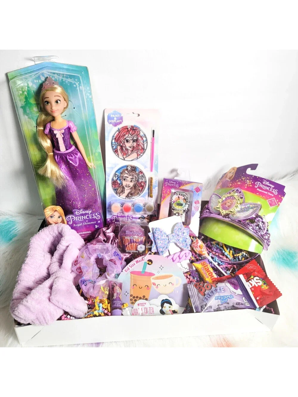 Disney Princess Girls Gift Box with Rapunzel Doll gift box